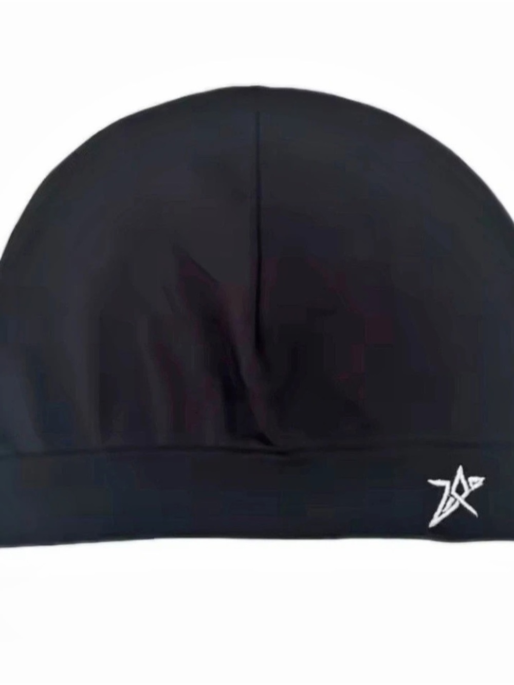 Black Star Embroidered Skull Cap